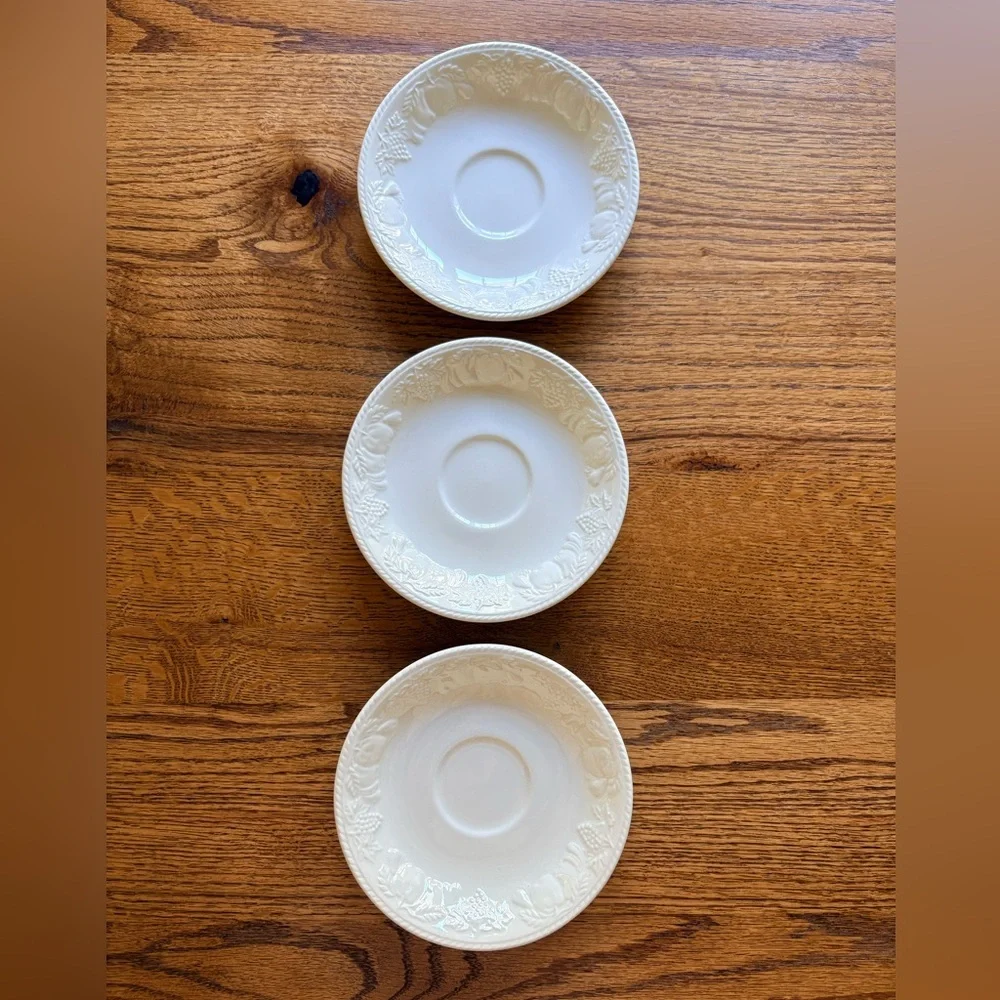 International China Devonshire Saucer - Set of 3 ~6.25”- made in England